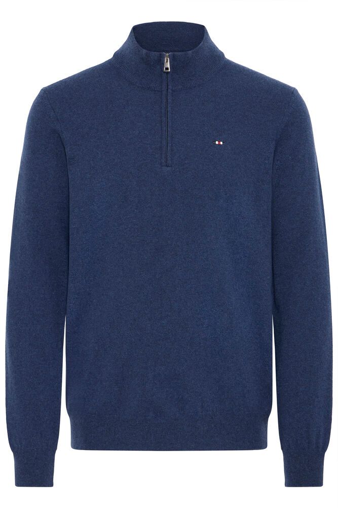 FQ1924 DARK DENIM  1/4 ZIP