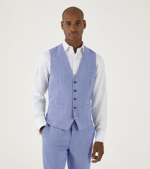 SKOPES SKY BLUE WAISTCOAT