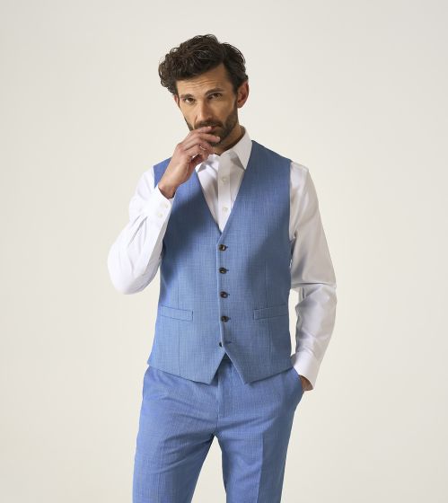 SKOPES SKY BLUE WAISTCOAT