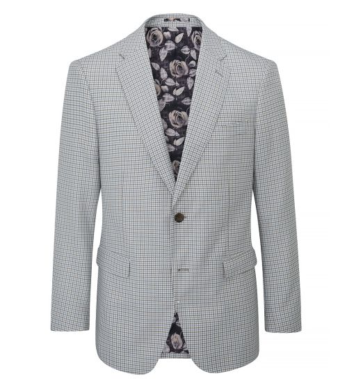 Skopes BLUE/grey & Brown PUPPYTOOTH Blazer