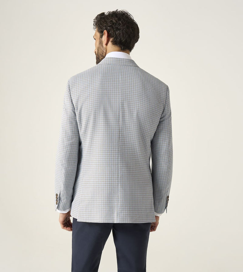 Skopes BLUE/grey & Brown PUPPYTOOTH Blazer