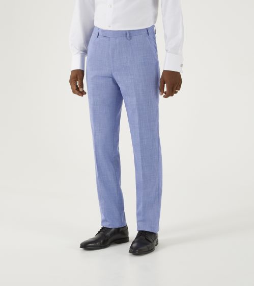 SKOPES tailored fit sky Blue SUIT TROUSer