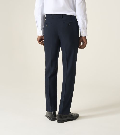 Skopes Ink Navy Tapered Fit Trousers