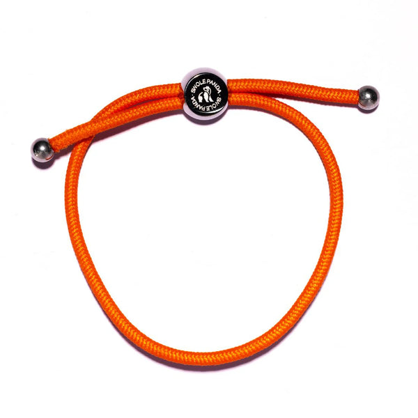 SWOLE PANDA ORANGE RECYCLED ROPE BRACELET