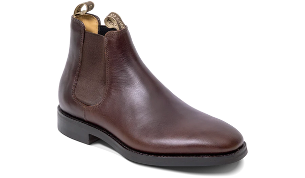BARKER BROWN LEATHER CHELSEA BOOTS