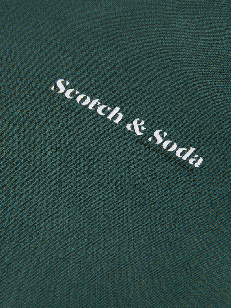 Scotch & Soda Organic Cotton Jungle Green Hoodie