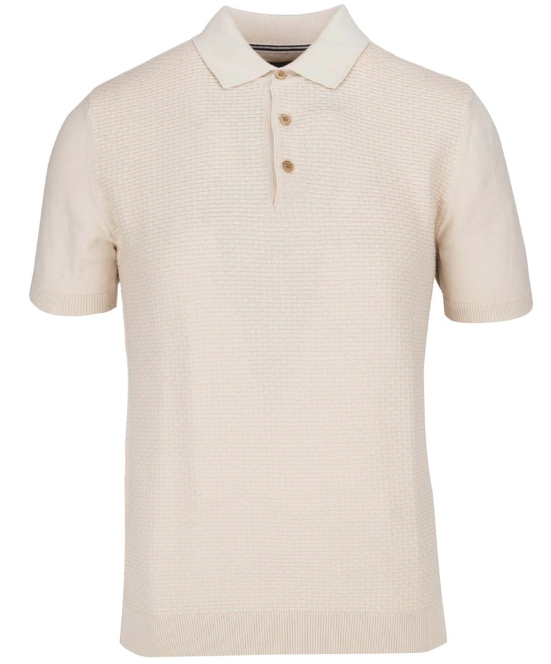 GUIDE LONDON Cream Knitted Polo