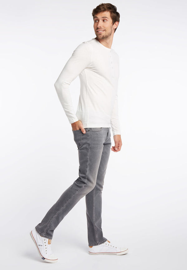 Mustang Chicago Grey Tapered Jeans