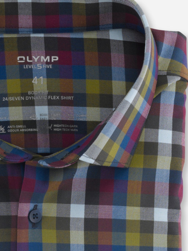 OLYMP Body Fit Check Shirt