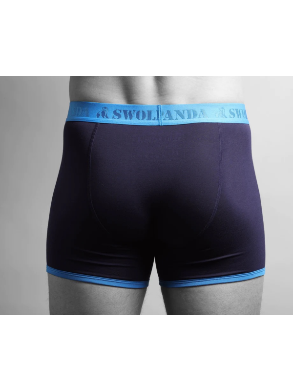 Swole Panda Navy & Blue Boxer Shorts