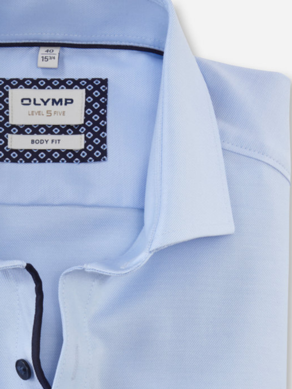 OLYMP Blue Level 5 Body Fit Shirt