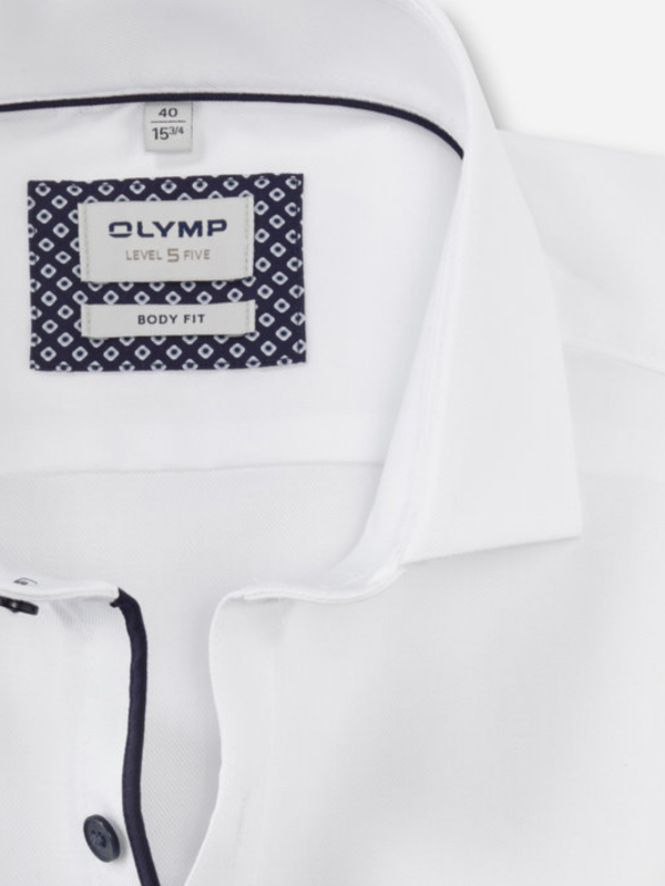 OLYMP White Level 5 Body Fit Shirt