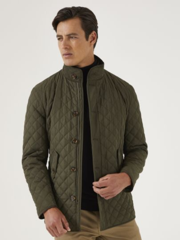 Skopes Olive Quilted Jacket – Wolf & West Menswear