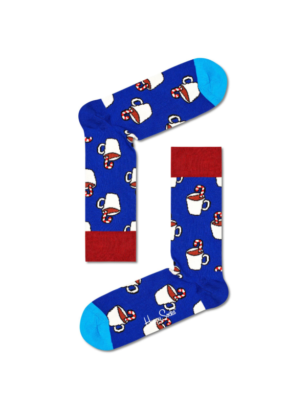 HAPPY SOCKS 2-Pack Candy Cane & Cocoa Gift Set