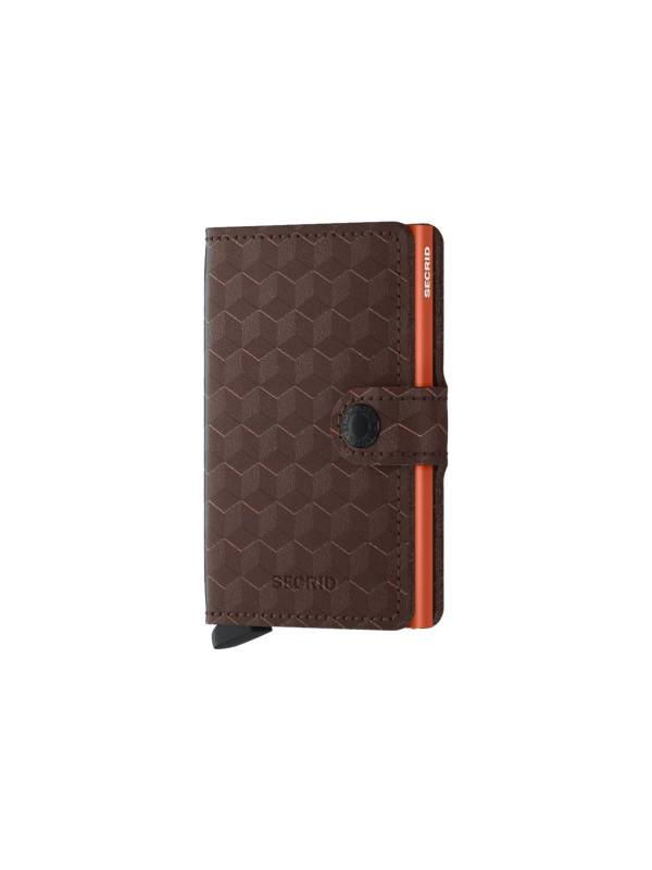 SECRID Optical Brown /Orange  Mini Wallet