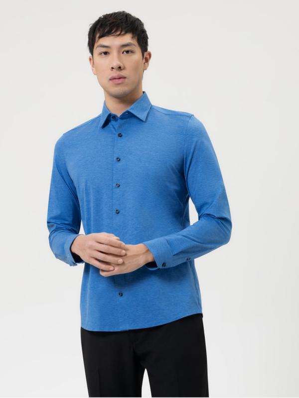 Olymp 24/Seven TURQUOISE Body Fit Shirt