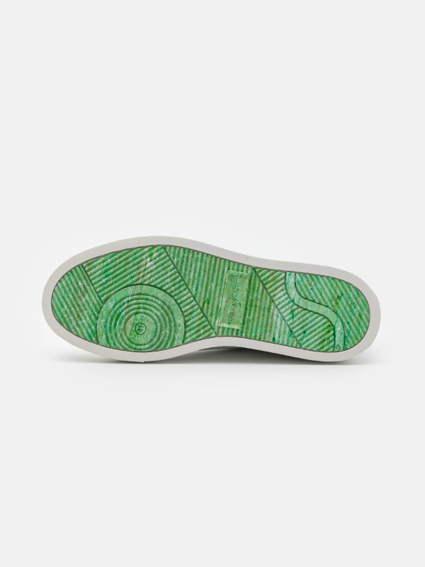 GANT Mc Julien White/GREEN Leather Sneaker