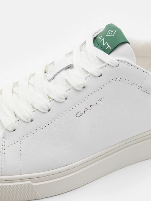 GANT Mc Julien White/GREEN Leather Sneaker