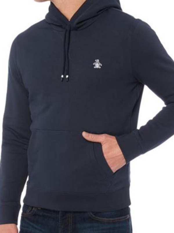 Original Penguin Navy Fleece Hoodie