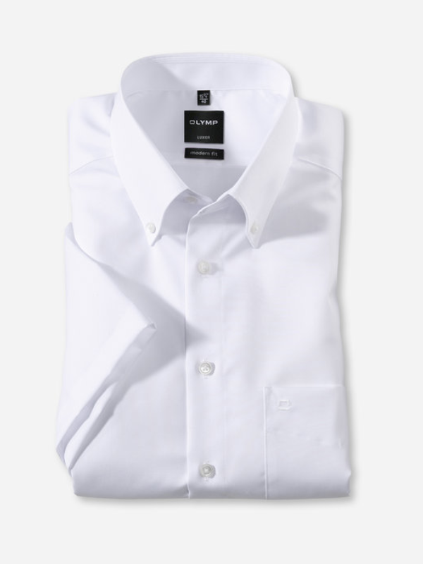 Olymp Modern Fit Short Sleeve Button-Down
