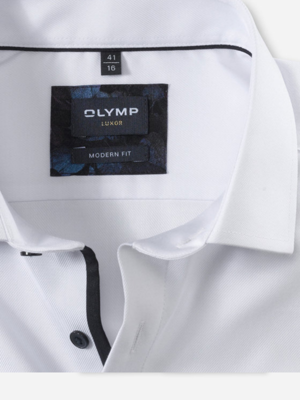 Olymp White Modern Fit Shirt