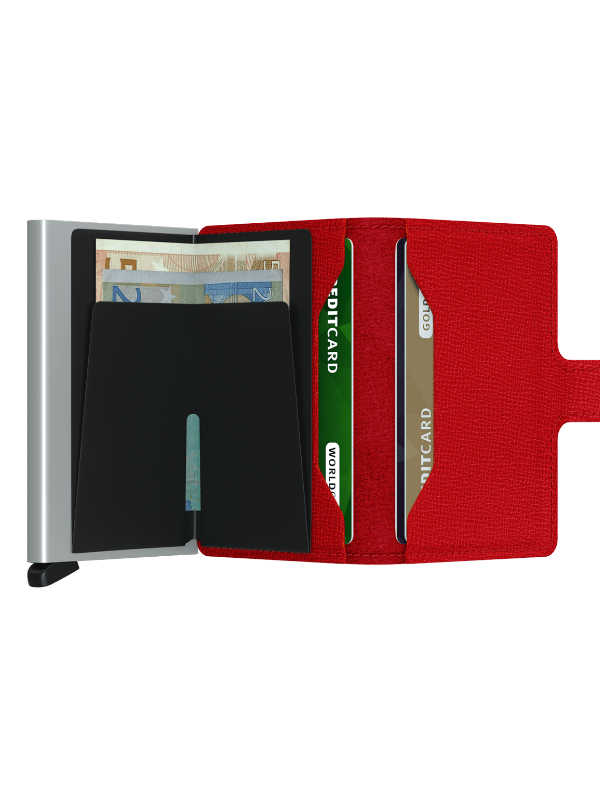 SECRID Crisple Red Mini Wallet