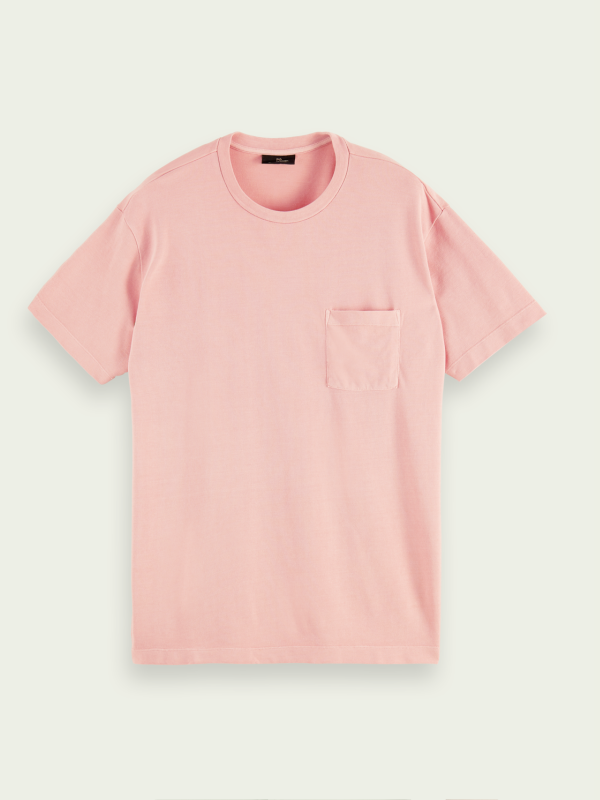 Scotch & Soda Wild Pink Organic Cotton T-Shirt