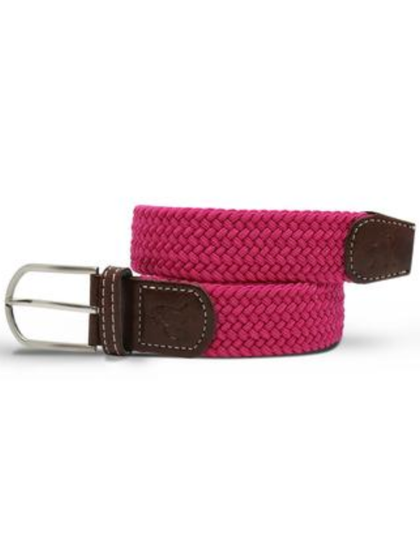 SWOLE PANDA Rich Pink Woven Belt