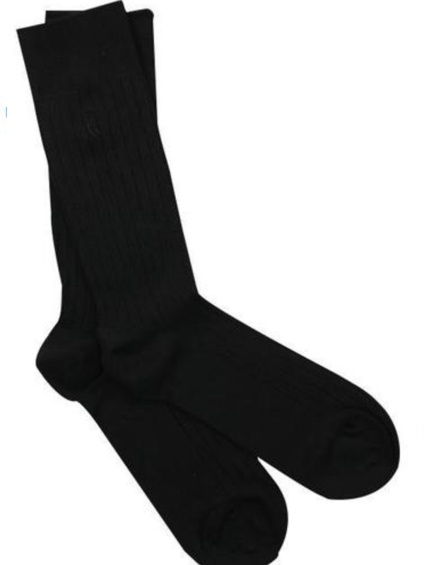 Swole Panda Bamboo Jet Black Comfort Cuff Socks