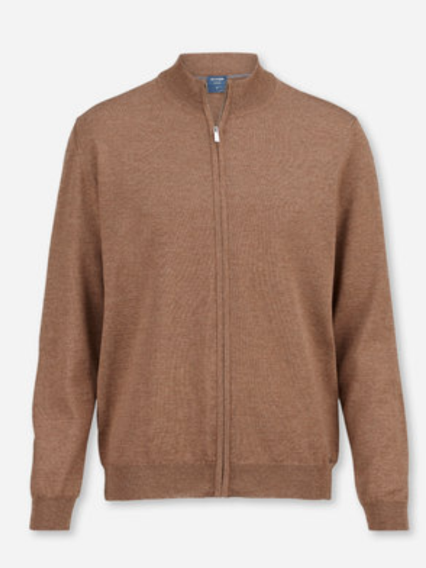 OLYMP Taupe Full Zip