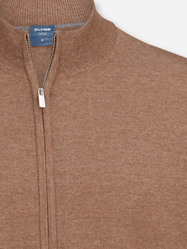 OLYMP Taupe Full Zip