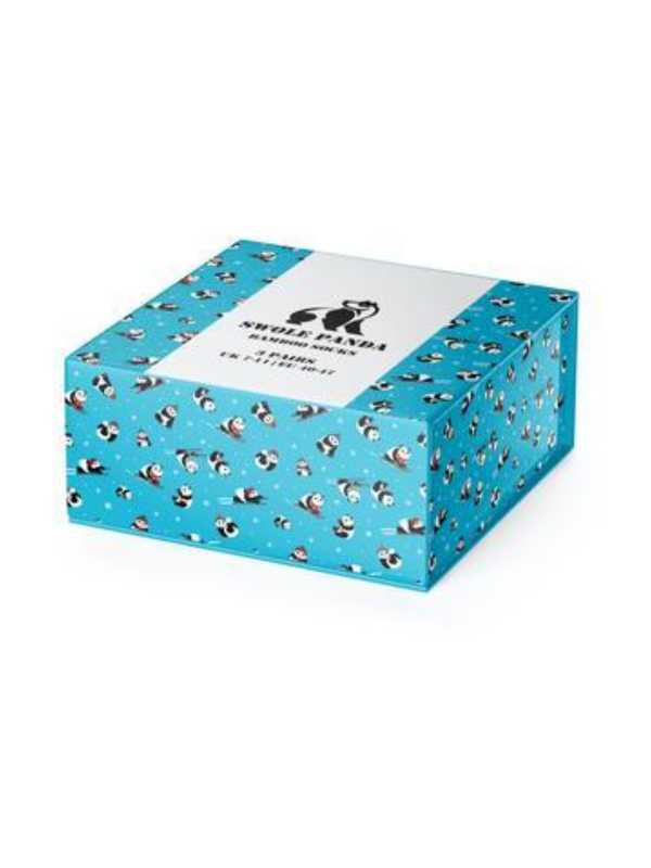 SWOLE PANDA 3 Pack Blue Christmas Gift Box