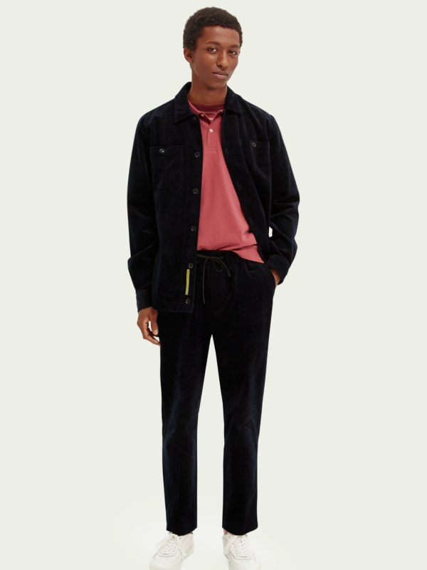 Scotch & Soda Night Relaxed Fit Cord Overshirt