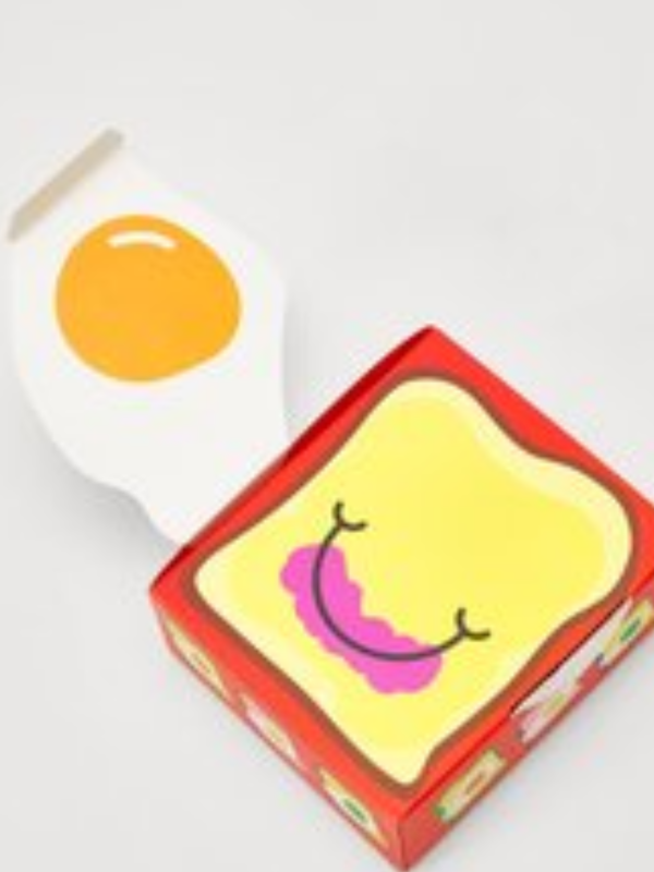 HAPPY SOCKS EGG ON TOAST GIFT