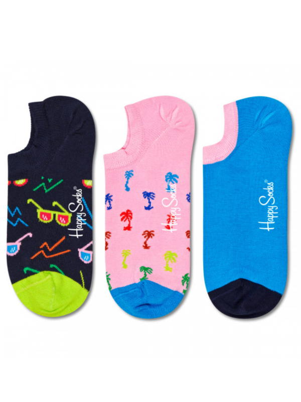 Happy Socks 3 Pack No Show Socks
