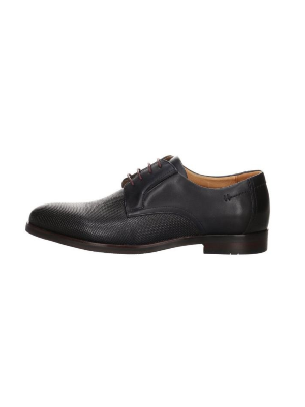 Digel Navy Leather Shoes