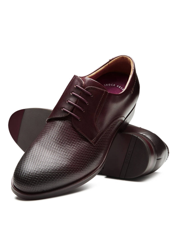 Digel Burgundy Leather Shoes