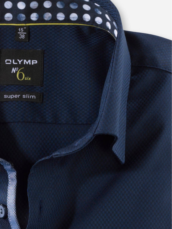Olymp Dark Navy Super Slim Shirt