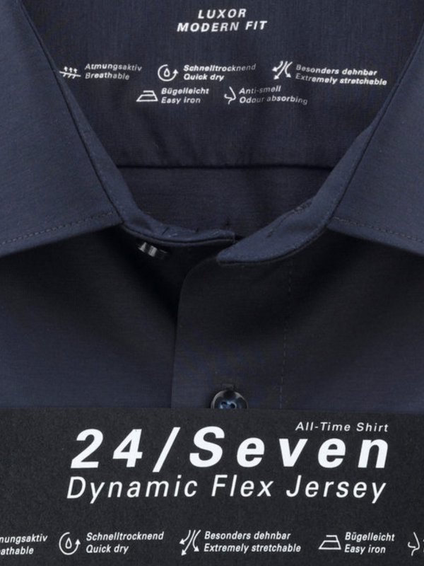 OLYMP Modern Fit 24/Seven Navy Shirt