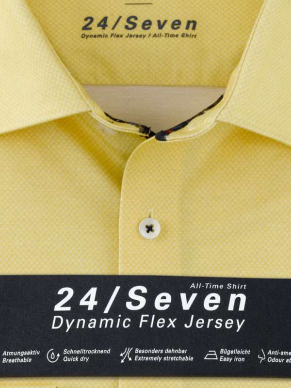 OLYMP Modern Fit 24/Seven Yellow Shirt