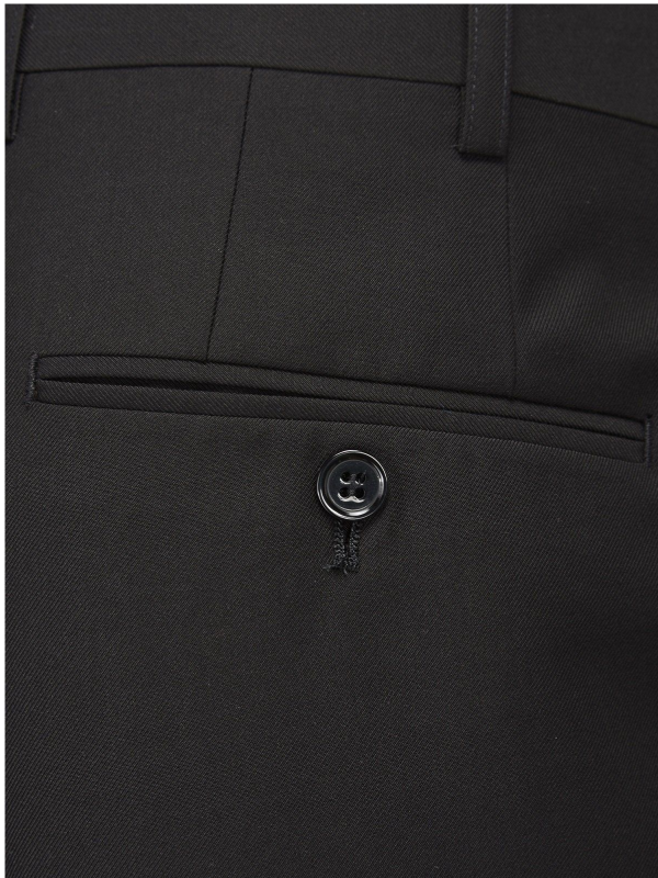 Skopes Milan Black Tapered Fit  Trousers