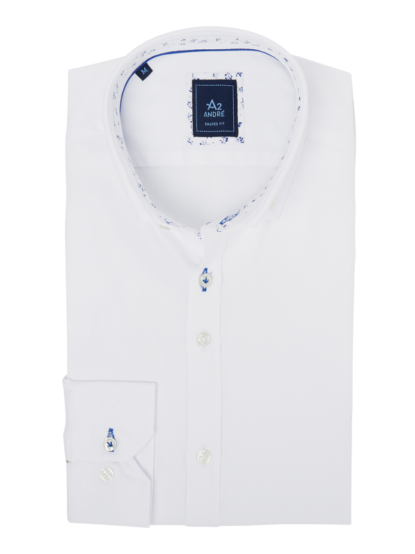 A2 By André Jeanswear White Long Sleeve Shirt