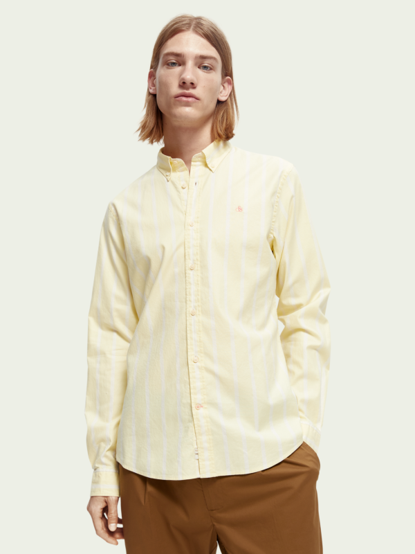 Scotch & Soda Lemon Pinstripe Shirt