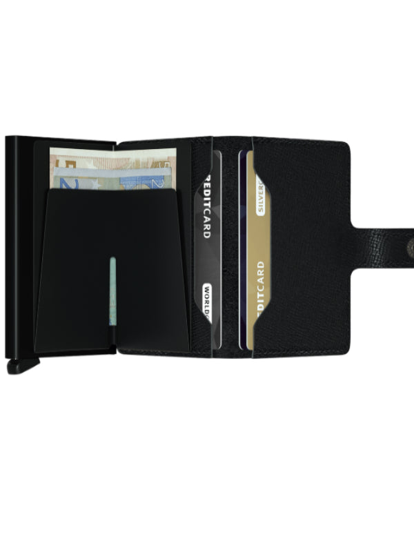 Secrid Crisple Blue-Black Mini Wallet