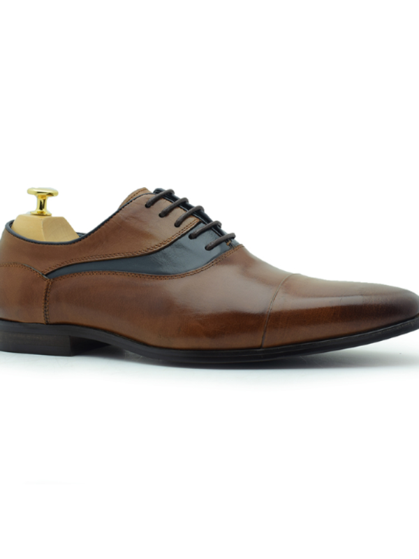 Paolo Vandini Thiago Tan Leather Shoe