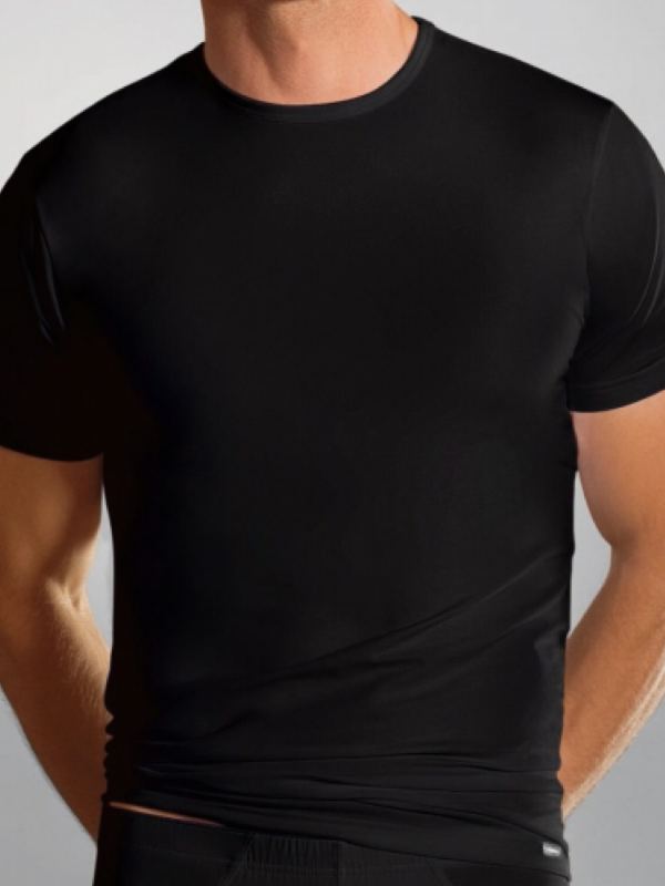 Jockey Fitted Black T- Shirt