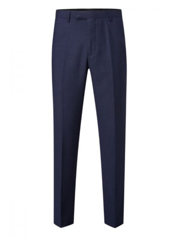 Skopes Harcourt Navy Tapered Fit Trousers