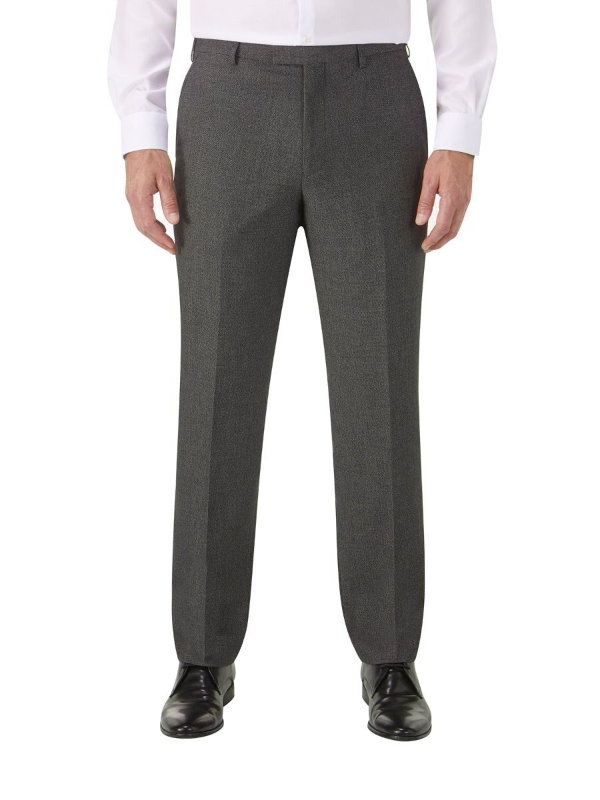 Skopes Harcourt Grey Tapered Fit Trousers