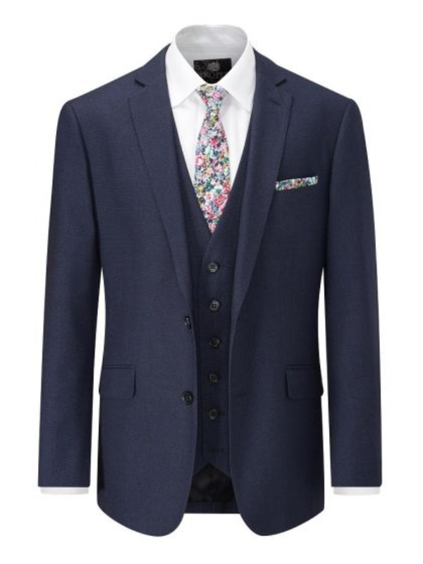 Skopes Harcourt Navy Tailored Fit Jacket